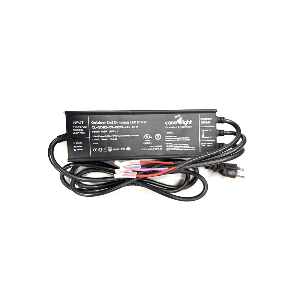192W Outdoor 5-in-1 Dimming LED Driver IP68