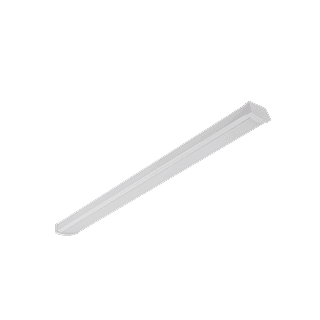 DL-WA5T2 DeltaLum White-Wrap Light, 4FT, 40W, 5200lm, Selectable 30-35-40-50K, 4CCT,120-347V 0-10VDC, Dimming,8W Emergency Driver, Factory Installed.