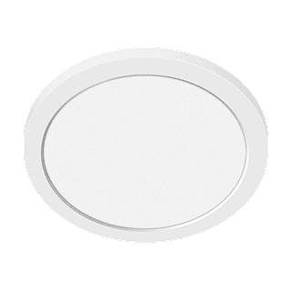 RIGID HS Flush Mount, 24" Dia. 48W (3290lm), 30K, Triac Dimmable, Energy Star, Surface Discus, White