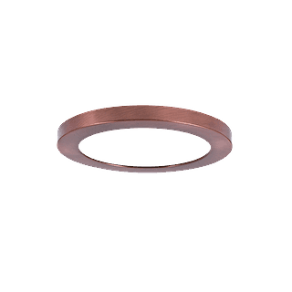 Rigid HS II Slim Flush Mount Matt Gold  Trim for HS2/9,  (Dia. 9.18", Height 0.61")