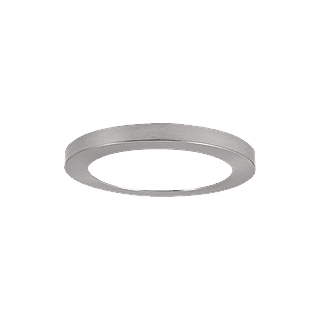 Rigid HS II Slim Flush Mount Satin Nickel  Trim for HS2/9,  (Dia. 9.18", Height 0.61")