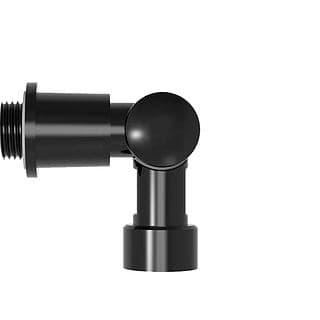Black L Connector with Sensor Receptacle